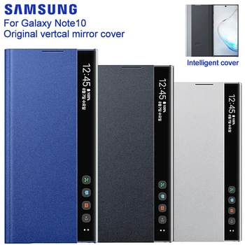 Samsung Oriģināls Vertcal Spogulis Smart Flip View Cover Case For Samsung GALAXY Note 10 Note10 5G Gadījumos