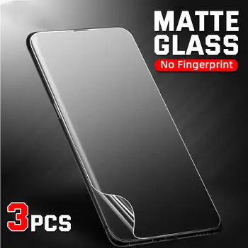3Pcs Matēts Matēta Samsung S22 Plus Ekrāna Aizsargs, Par Samsun S22 Ultra S21 FE S 22 + S22 Plus Soft Hidrogelu Filmas Ne Stikla