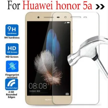 Par Huawei Honor 5.A Stikla Ekrāna Aizsargs Vāks Rūdīta Stikla ar Aizsargājošu Plēvi, Lai Huawei Honor 5.A LYO-L21 LYO L21 Y5 II Gadījumā