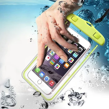 Gaismas PVC Ūdensnecaurlaidīga Telefonu Gadījumā Ūdens necaurlaidīgs Maiss Mobilo uz Lietu IPhone 12 11 Pro Max 8 7 Huawei Xiaomi Redmi Samsung