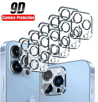 10-20pcs Kameras Aizsargs Stikla iPhone 11 12 13 14 Mini Pro, Max Pilnu Vāciņa Kameras Objektīvs Ekrāna aizsargs Filmu Aizsargs