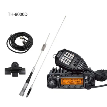 Walkie Talkie TYT Mobilo Automašīnas Radio TH-9000D Ham Radio Pro VHF136-174MHz vai UHF400-490MHz 220-260MHz Antenas lielos attālumos 60W 45W
