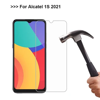2GAB 1S ir 2021. Rūdīta Stikla Alcatel 1S ir 2021. Ekrāna Aizsargs, lai Cristal Templado Alcatel 1 S Ir 2021. Aizsardzības Stiklu Plēves