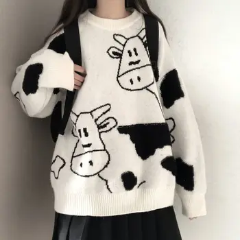 Džemperi, puloveru, rudens un ziemas jauno salds džemperis džemperis studente, korejiešu versija brīvs savvaļas džemperis mētelis tendence ir 2021.