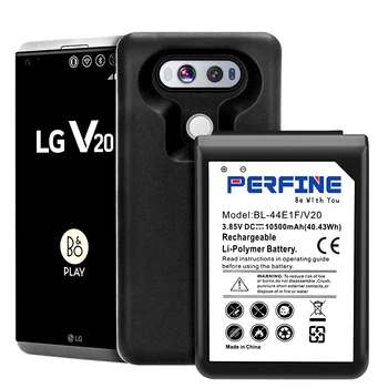 V20 Akumulatora 10500mAh ar Aizsardzības Gadījumā, Par LG V20 H990DS VS995 US996 LS997 H910 H918 BL-44E1F Pagarināts Akumulatoru