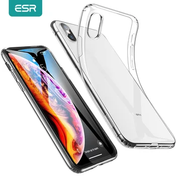 EAR iPhone 11 Lieta Skaidra Aizmugurējo Vāciņu priekš iPhone 12 Pro XR XS Max Pārredzamu TPU Atpakaļ uz Lietu iPhone SE 2020 8 7 Plus