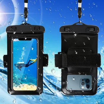 Haissky Ūdensizturīgs Maiss Tālrunis Lietā Par iPhone 13 12 Pro Max Samsung S20 S21 Plus Ūdens necaurlaidīgs Maiss Mobilā Telefona Kabata Aizsargs