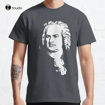Johann Sebastian Bach Klasisks T-Krekls, t-veida Krekls Pasūtījuma Aldult Pusaudžu Unisex Digitālā Druka Modes Smieklīgi Jauns Xs-5Xl