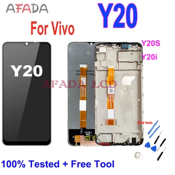 Par Vivo Y20 LCD Displejs, Touch Screen Digitizer Montāža Vivo Y20 LCD Displejs, Touch Remonta Daļas