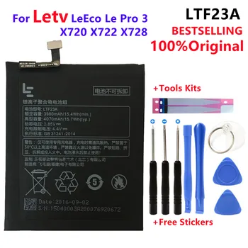 Jaunas Oriģinālas LTF23A 4070mAh Akumulatoru LeEco Le Pro 3 X720 X722 X728 Mobilais Mobilo Telefonu Baterijas+Bezmaksas Rīki