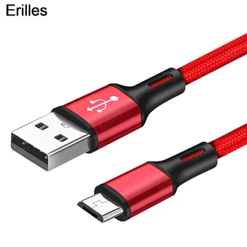 Micro USB Kabelis Tālruņa Vadu Ātri Lādētāja kabeli Redmi Samsung, Huawei Micro USB Datu Kabeli Ātrās Uzlādes kabelis 0,25 m/1m/2m/3m