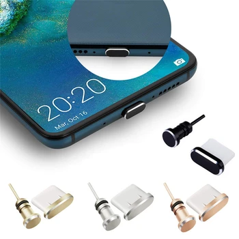 C tipa Tālrunis Putekļu Plug Komplekts USB Type-C Portu Un 3,5 mm Austiņu Jack Plug Samsung Galaxy S8 S9 S10 Plus Huawei P10 P20 P30
