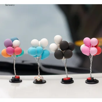 Auto Piederumi Cartoon Krāsa Mīksta Māla Reklāmas Balonu Apdare Auto Aksesuāri Meitenēm Automašīnu Dekorēšana Instruments