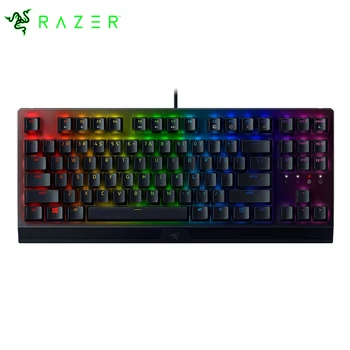 Razer BlackWidow V3 Tenkeyless TKL Mechanical Gaming Keyboard - Taustes & Clicky - Chroma RGB Apgaismojums - Programmējams Makro