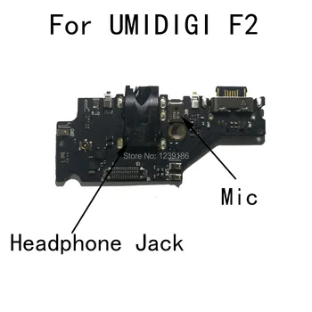Oriģināls Par UMIDIGI F2 USB Uzlāde Dokā Kuģa Modulis Ar Austiņu Ligzda Audio Ar Mikrofonu Remonta Daļas