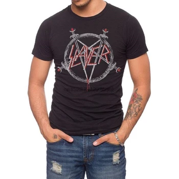 Slayer Pentagramma Logo T-Krekls