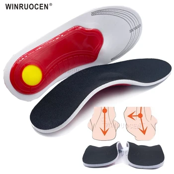 WINRUOCEN Premium Ortopēdiskie apavi 3D Arkas atbalstu Dzīvoklis Kājām Sievietēm / Vīriešiem Plantar Fasciitis ortopēdiskās zolītes Kāju sāpes Spilventiņi