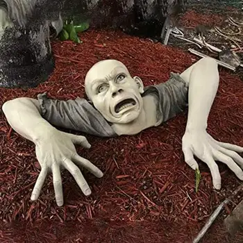 Dārza Skulptūra Non-fading Anti-deformēties Spilgti Zombiju Formas Smieklīgi Statuja Rotājumu Dekorēšanai décoration de jardin
