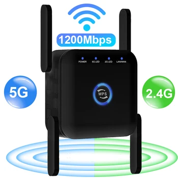 Repeater Wifi Range Extender Wi-Fi Signāla Pastiprinātājs Palielina Wifi rādiusa Bezvadu Wi Fi Pastiprinātājs, 5G 2.4 G tālsatiksmes Mājas