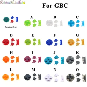 16color 1set, Lai game boy color Pogu, Shell, Lai Game boy Color Pogas GBC Spēle nomaiņa Pogu Komplekts DIY Krāsu