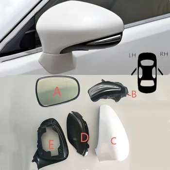 Automašīnas Atpakaļskata Spogulī Vāka Sānu Spoguļa Rāmja gaismas Spogulis, Stikla Objektīvs Lexus ES200 ES250 ES300H ES350 CT200H