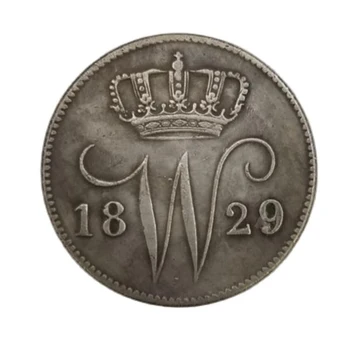 Nīderlande Piemiņas Monētu Kolekcija 1829 25 C Suvenīru Mājās Apdare Amatniecība Dāvanu Darbvirsmas Rotājumi