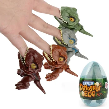 Pirkstu Dinozauru Anime Darbības Rādītāji Rotaļlietas Smieklīgi Dino Olas, Olas Interaktīvās Nokošana Puses Grūts Tyrannosaurus Modelis Fidget Rotaļlietas