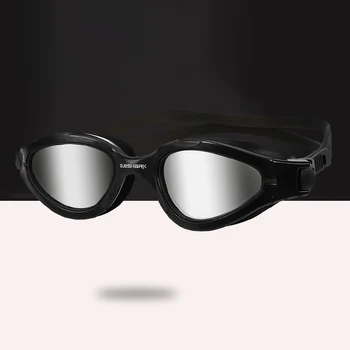 Queshark Sievietes Vīrieši HD Anti-Miglas UV Aizsardzība, Peldēšanas Brilles Polarizētās Ūdens Sporta Peldēt Niršanas Brilles Ar Portatīvo Kastē, kas