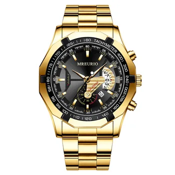 Modes Kārta Kvarca Inovatīvu Digitālo Skalu Gadījuma Rokas pulksteni Nerūsējošā tērauda Siksniņa Moderns Pulkstenis Ūdensizturīgs rokas Pulkstenis Vīriešiem