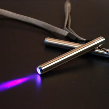 UV Nerūsējošā Stee Naudu Detectorl Kabatas Lukturi 395/365LED Mini Portatīvo ultravioleto Gaismas Lāpu AAA Baterijas Zīmju Pārbaudītājs Atklāt
