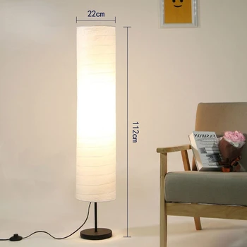 Ziemeļvalstu Rīsu Papīra LED Grīdas Lampas Dzīvojamā Istabā, Guļamistabā Studiju Lodžiju Apdare, Mājas Iekštelpu Apgaismojums galda Lampas Pastāvīgās Gaismas