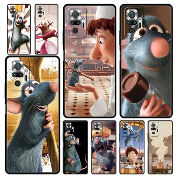 Disney Ratatouille Phone Gadījumā Xiaomi Redmi Piezīme 11 10 8 Pro 10S 9S 9 9T 8T 9A 9C 8A 7 K40 Spēļu K50 11T 5G Silikona Vāciņu