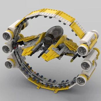 JAUNU KM Kolektoru w/ Hyperdrive Gredzenu, Celtniecības Bloki Modelis DIY Ķieģeļi Obi-Wan ir Anakin Cīnītājiem Rotaļlietas Bērniem Dāvanas
