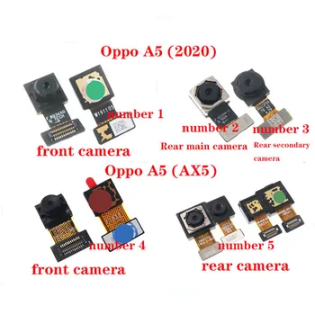 Priekšējais un Aizmugurējais Kameru OPPO A5(līdz 2020. gadam), A5(AX5) Atpakaļ Lielo Kameru un Nelielu Saskaras Kamera Flex Cable Rezerves Daļas, Remonts