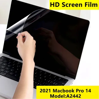 Mīksto Skaidrs, Filmas HD Ekrāna Aizsargs, Uzlīmes par 14 collu MacBook Pro ir 2021. M1 Pro/M1 Max modelis;A2442 jaunu mac book 14 collu