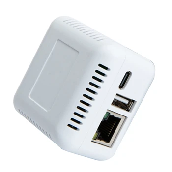 WiFi Bezvadu Tīkla Drukas Serveri Tīkla USB 2.0 Portu Fast 10/100Mbps RJ-45 LAN Ports, Ethernet tīkla Drukas Server Adapter