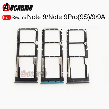 Aocarmo Sim paliktņa Turētājs Xiaomi Redmi, Ņemiet vērā, 9 Pro Note9 9S 9 9A SIM Kartes ligzda Slots Turētājs Adaptera Ligzda