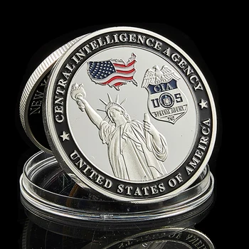 ASV CIP Mēs esam Tauta ir Pirmā Aizsardzības Līnija Klusums Warriors Sudraba Pārklājumu Monētas