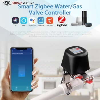 Zigbee Smart Gāzes Manipulatoru Vārstu Dārza Ūdens Izslēgšanas Taimeris Apūdeņošanas Kontrolieris ar Alexa, Google Palīgs Smart Dzīve