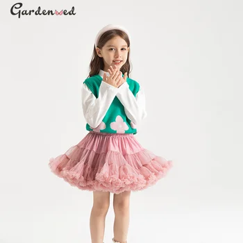 Gardenwed Bērniem, Meitenēm, Tutu Svārki Princese Pettiskirt Baleta Deju Birthday Party-Kostīmu Chlidren Drēbes 0 -3year