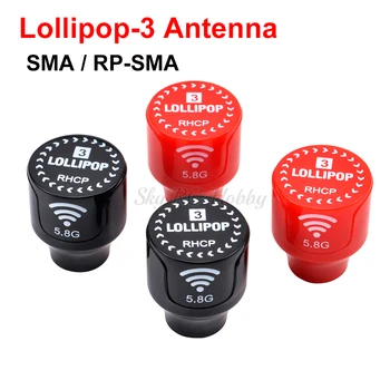 Lollipop3 5.8 G Konfekte 3 2.5 dBi RHCP Stubby Antenas Virziena augstas iegūt FPV Antenu SMA RP-SMA uz Raidītāju Sacīkšu Dūkoņa