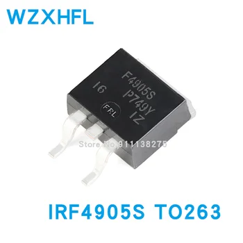 10PCS IRF4905STRLPBF TO-263 IRF4905S TO263 F4905S IRF4905 D2PAK 42A 55V SMD MOSFET jaunu un oriģinālu IC Chipset