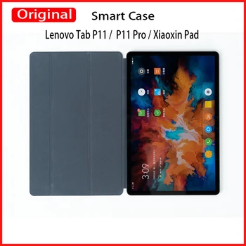 Sākotnējā Lenovo Cilnes P11 Gadījumā Magnētisko Slim PU Smart Case Lenovo Cilnes P11 Pro Ir 2021. Xiaoxin Pad / pad pro Segtu Tablete Būtiska