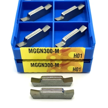 MGGN300-M H01 alumīnija pagrieziena rīks Griešanas instruments pagrieziena ievietot Metāla virpu, instrumenti gropējums ielikt MGGN 300 Vara alumīnija rīki