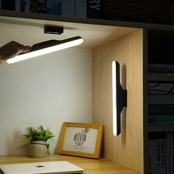 Bezvadu Grims Lampas, LED, Lādējams Akumulators Gaismas Acu Aizsardzība Portatīvo Perforators-bezmaksas Magnētisko Lampas Touch Slēdzi, Spogulis Gaismas