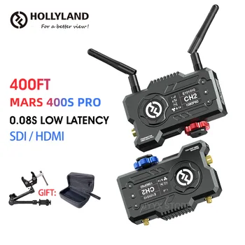 Hollyland Marsa 400S Pro 400ft SDI, HDMI saderīgu Bezvadu Video Pārraides Sistēmas Raidītājs Uztvērējs 1080p Live stream