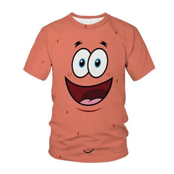 Vasaras Bērnu Apģērbs Bērnu Apģērbs, T-krekls Zēniem, Meitenēm Iespiesti Cothes Multiplikācijas filmu 3D Smieklīgi Tshirt Bērniem Neitrāls Jauki
