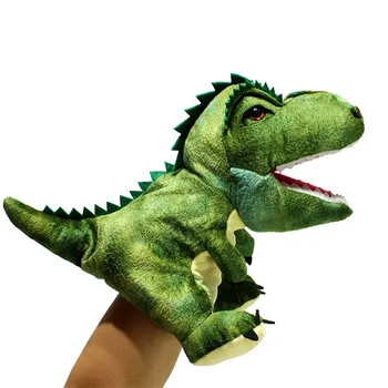 30cm Dinozauru Roku Leļļu Atvērtu Muti Ventriloquism Plīša Rotaļlietas Pirkstu Rotaļlietas Bērniem Bērnudārzu Darbības Muppet Show