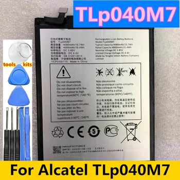 Sākotnējā TLp040M7 4000mAh TLp020K2 Akumulatoru, par Alcatel One Touch 6039H 6039Y 6039K Elks 3 4.7 Collas TLp020KJ