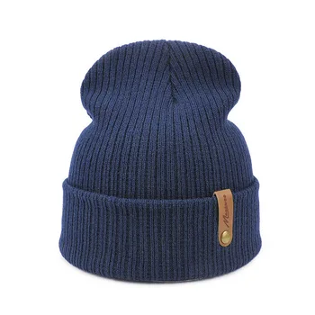 Adīts Silts Skullies Beanies Sieviešu Ciets Mīksto Pārsegu Cepures Vīriešu, sieviešu ziemas cepure ir 2021. Meitene Studentiem Saglabāt Siltas Cepures